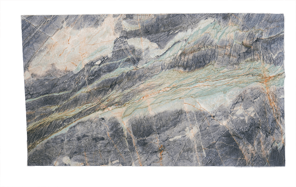Zuma Blue Quartzite Slab